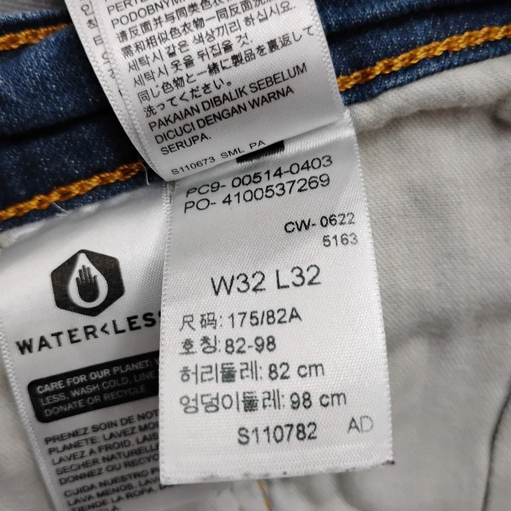 Levis 514 Straight Fit Mens Jeans Blue Medium Wash 32x32